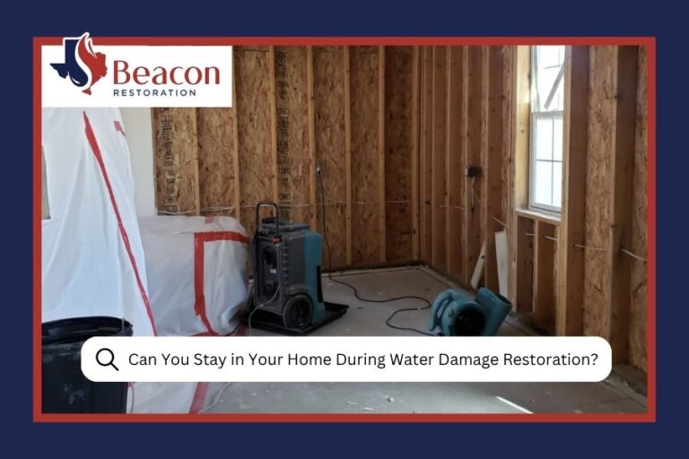 Can You Stay in Your Home During Water Damage Restoration