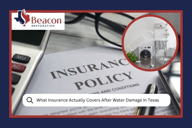 What Insurance Actually Covers After Water Damage in Texas